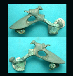 Brooch, Kraftig Profilierte, Zoomorphic Brooch, 1st Cent. AD, Superb!